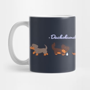 Dachshund through the snow Mug